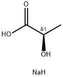 D-乳酸ナトリウム 化学構造式