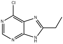 6-CHLORO-8-ETHYL-9H-PURINE Struktur