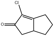 2(1H)-Pentalenone,  3-chloro-4,5,6,6a-tetrahydro- Struktur