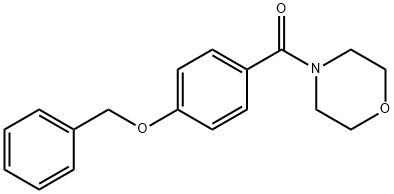4-[4-(BENZYLOXY)BENZOYL]MORPHOLINE Structure