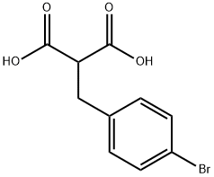 4-溴-苄基丙二酸, 92013-18-8, 结构式