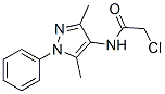 2-CHLORO-N-(3,5-DIMETHYL-1-PHENYL-1H-PYRAZOL-4-YL)ACETAMIDE Struktur