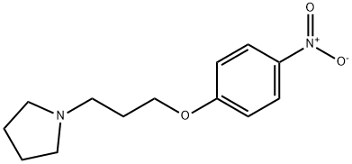 1-(3-(4-硝基苯氧基)丙基)吡咯烷, 92033-81-3, 结构式
