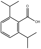 2,6-ジイソプロピル安息香酸 化学構造式