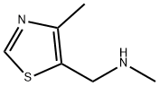 N-甲基-1-(4-甲基-1,3-噻唑-5-基)甲胺二盐酸盐, 920479-07-8, 结构式