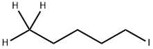 1‐ヨードペンタン‐5,5,5‐D3 化学構造式