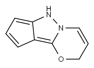 2H,6H-Cyclopenta[3,4]pyrazolo[5,1-b][1,3]oxazine 结构式