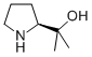 (S)-2-(ピロリジン-2-イル)プロパン-2-オール 化学構造式