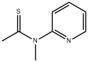 Ethanethioamide,  N-methyl-N-2-pyridinyl- Structure