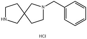2-苄基-2,7-二氮杂-螺[4.4]壬烷盐酸盐,920531-65-3,结构式