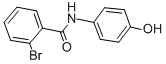 2-BROMO-N-(4-HYDROXYPHENYL)BENZAMIDE 结构式