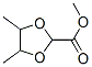 1,3-Dioxolane-2-carboxylicacid,4,5-dimethyl-,methylester(7CI) Structure