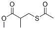 3-Acetylthio-2-methyl propionic acid methyl ester Structure