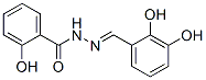 サリチル酸2-[(2,3-ジヒドロキシフェニル)メチレン]ヒドラジド 化学構造式