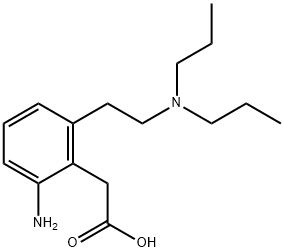 2-氨基-6-[2-(二丙基氨基)乙基]苯乙酸,920755-10-8,结构式