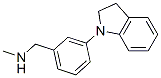3-(2,3-dihydro-1H-indol-1-yl)benzylmethylamine Structure