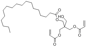 PENTAERYTHRITOL DIACRYLATE MONOSTEARATE Structure