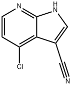 4-氯-1H-吡咯并[2,3-B]吡啶-3-腈, 920965-87-3, 结构式