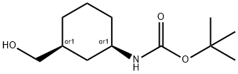顺-3-(BOC-氨基)环己烷甲醇, 920966-16-1, 结构式