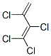 1,1,2,3-テトラクロロ-1,3-ブタジエン 化学構造式