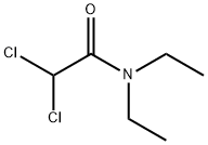 2,2-ジクロロ-N,N-ジエチルアセトアミド 化学構造式