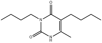 3,5-Dibutyl-6-methyluracil 结构式
