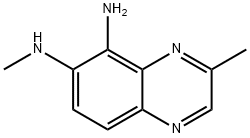5,6-Quinoxalinediamine,N6,3-dimethyl-(9CI) Structure