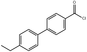 4'-エチルビフェニル-4-カルボニルクロリド 化学構造式