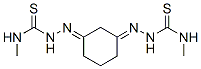 2,2'-(1,3-Cyclohexanediylidene)bis[N-methyl-1-hydrazinecarbothioamide] 结构式