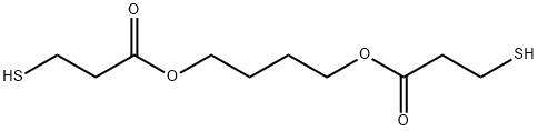 1,4-BUTANEDIOL BIS(3-MERCAPTOPROPIONATE) Struktur