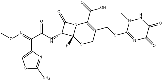 (E)-Ceftriaxone Structure