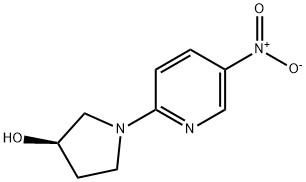 (3R)-1-(5-nitropyridin-2-yl)pyrrolidin-3-ol Structure