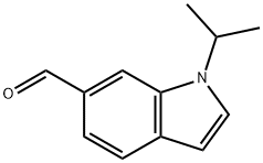 1-异丙基-1H-吲哚-6-甲醛 结构式