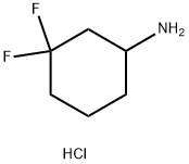 3,3-DIFLUOROCYCLOHEXANAMINE HYDROCHLORIDE Struktur
