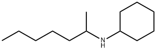N-CYCLOHEXYL-2-AMINOHEPTANE Struktur