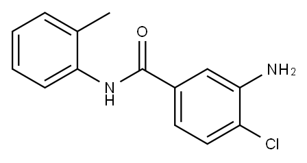 3-AMino-4-chloro-N-(o-tolyl)benzaMide Structure