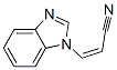 2-Propenenitrile,3-(1H-benzimidazol-1-yl)-,(Z)-(9CI) Struktur