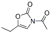 2(3H)-Oxazolone, 3-acetyl-5-ethyl- (9CI) Struktur