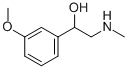 1-(3-甲氧基苯基)-2-(甲基氨)乙醇,92188-49-3,结构式