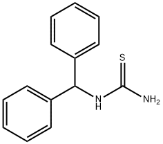 1-二苯甲基硫脲, 92192-94-4, 结构式