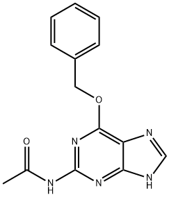 N2-acetamido-6-benzyloxypurine Structure