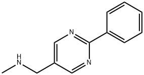 N-METHYL-(2-PHENYLPYRIMIDIN-5-YL)METHYLAMINE Struktur