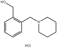 邻-(1-哌啶基甲基)苯甲醇(HCL) 结构式