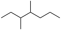 3,4-DIMETHYLHEPTANE Struktur