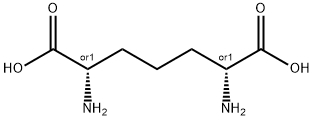 (6R,2S)-Diaminopimelic acid Struktur