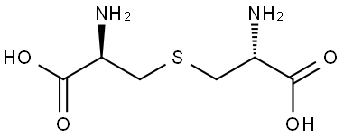 3,3'-チオビス[(R)-2-アミノプロピオン酸] 化学構造式