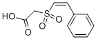 CIS-STYRENESULFONYLACETIC ACID 化学構造式