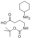 BOC-4-AMINOBUTYRIC ACID CHA SALT Struktur