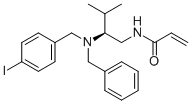 N-((S)-2-(N-(4-IODOBENZYL)-N-BENZYLAMINO)-3-METHYLBUTYL)ACRYLAMIDE,922174-06-9,结构式