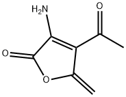 2(5H)-Furanone,4-acetyl-3-amino-5-methylene- 结构式